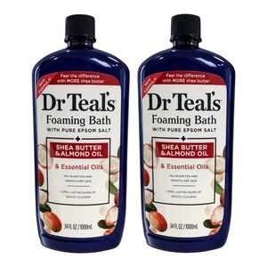 Dr Teal's - Foaming Bath Shea Butter & Almond Oil (34 fl oz) - Epsom Salt